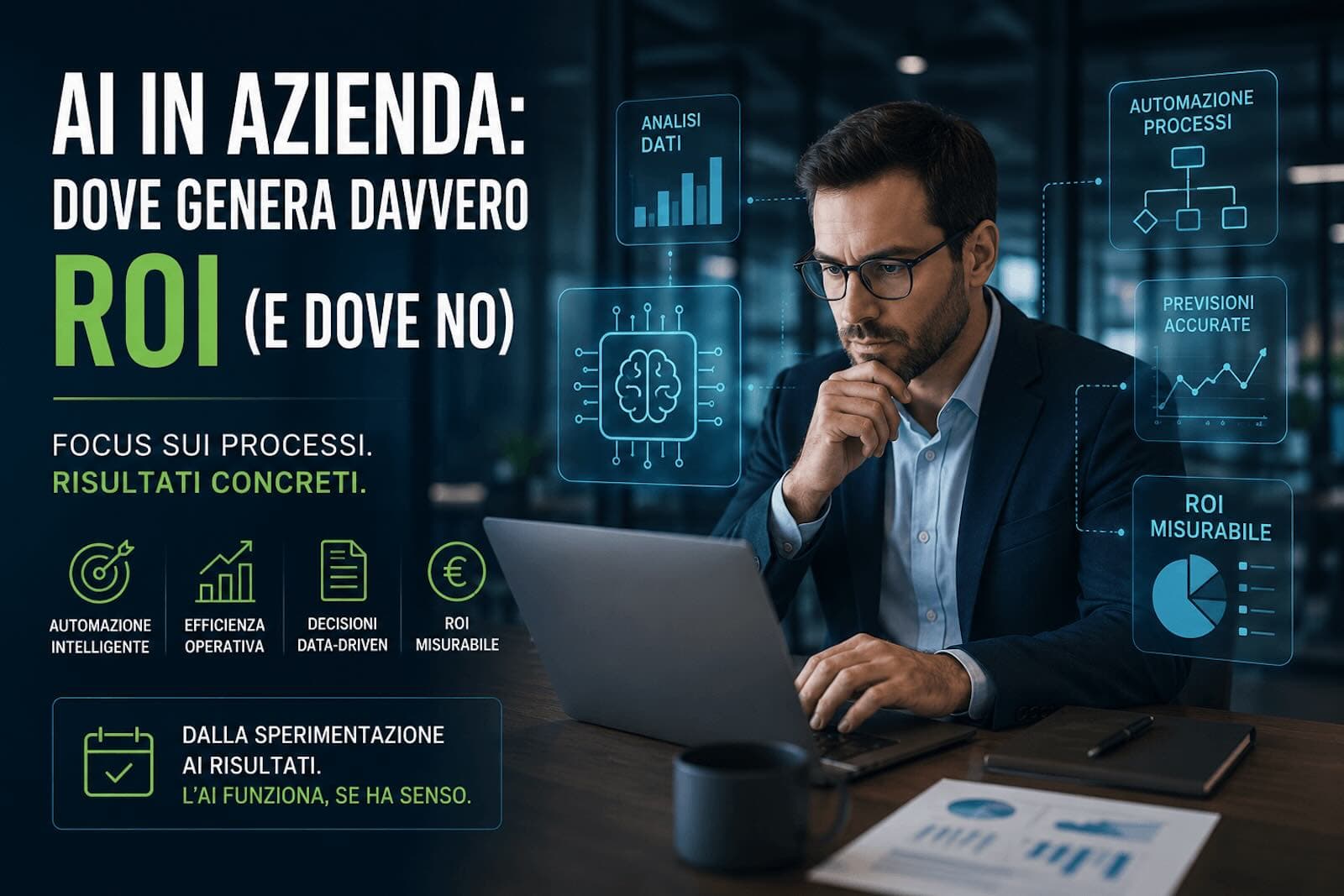 AI in azienda: dove genera davvero ROI (e dove no)